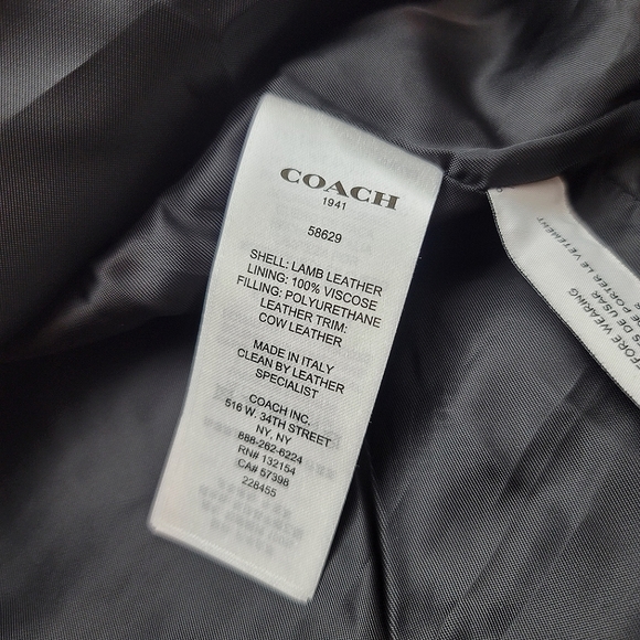 Coach 1941 Runway Resort 2017 Lamb Leather Mini Skirt - Picture 8 of 12